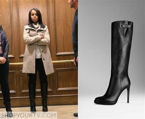 olivia pope burberry boots|olivia pope gowns.